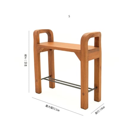 Mahogany wood stand / 耐水性・耐久性に優れたマボガニー材の飾り棚 / 省スペースの飾りを楽しむ / ラック / スツール