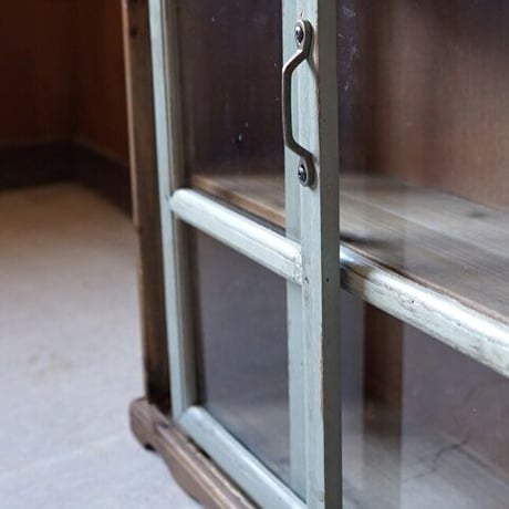 WOOD×GRASS SIMPLE CABINET /  シンプルキャビネット  /  ガラスキャビネット / キッチン収納 / リビング収納 / 食器棚 / サイズ W52xD20xH70cm