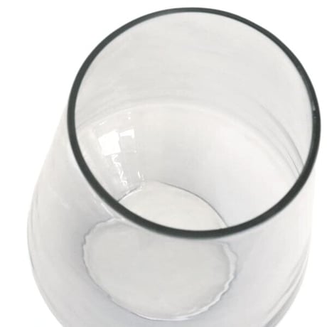 AXCIS ビッグベース クリスタル  / GRAY / ガラスベース / フラワーベース 花瓶  SIZE  / 約 直径210×h265mm