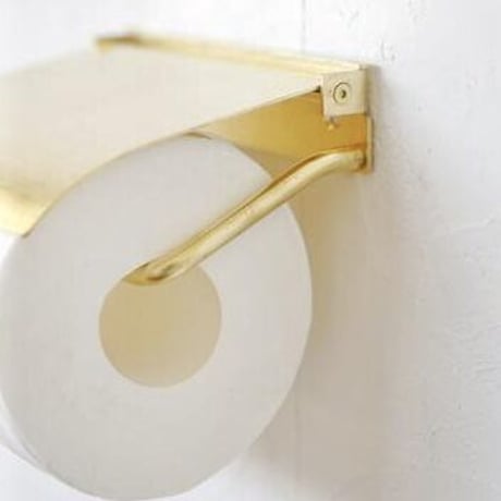 flap toilet paper holder / アイアン素材 真鍮素材 / アイアンペーパーホルダー / シンプル / トイレット アイアンパーツ