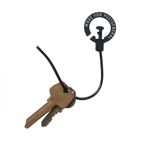 ZINC ALLOY KEY RING & KEY RING CARABINER SET / 2種 2個セット