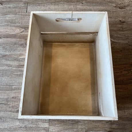 WOOD BOX / ナチュラル /  FRAGILE / 収納ボックス /  サイズ : 約W40×D30×H26cm