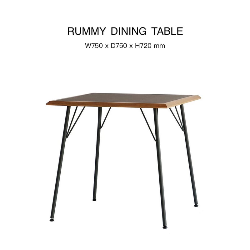 木製　ダイニングテーブル　ウォールナット 750W ダイニング テーブル 引き出し 付き 木製 無垢 ウォールナット