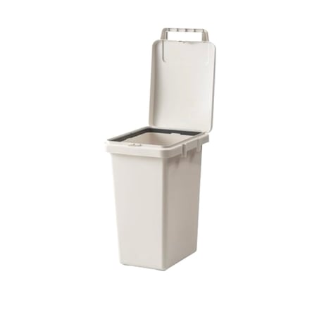 HANDLE DUST BOX / WHITE , BEIGE , GREEN / 暮らしに馴染やさしいニュアンスカラーと機能的なハンドル設計のダストボックス