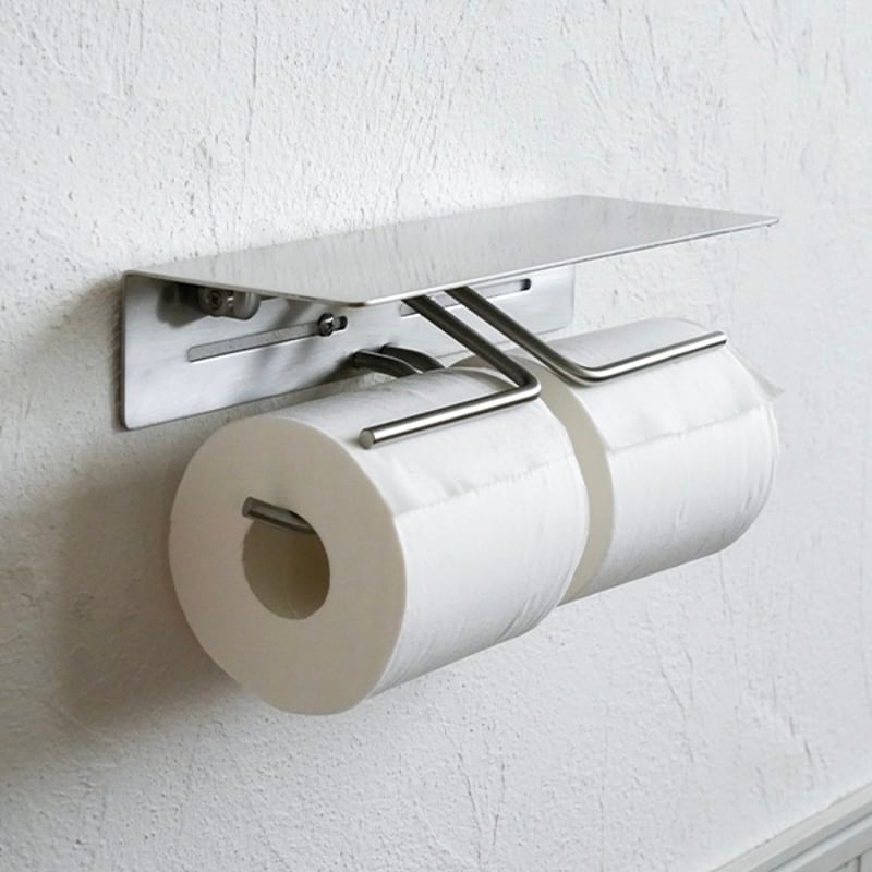 トイレ収納 Toilet paper holder STAINLESS toilet 