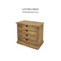 LETTER CHEST  / レターラック / チェスト  / リビング収納 / サイズ : W40xD26xH35.5cm