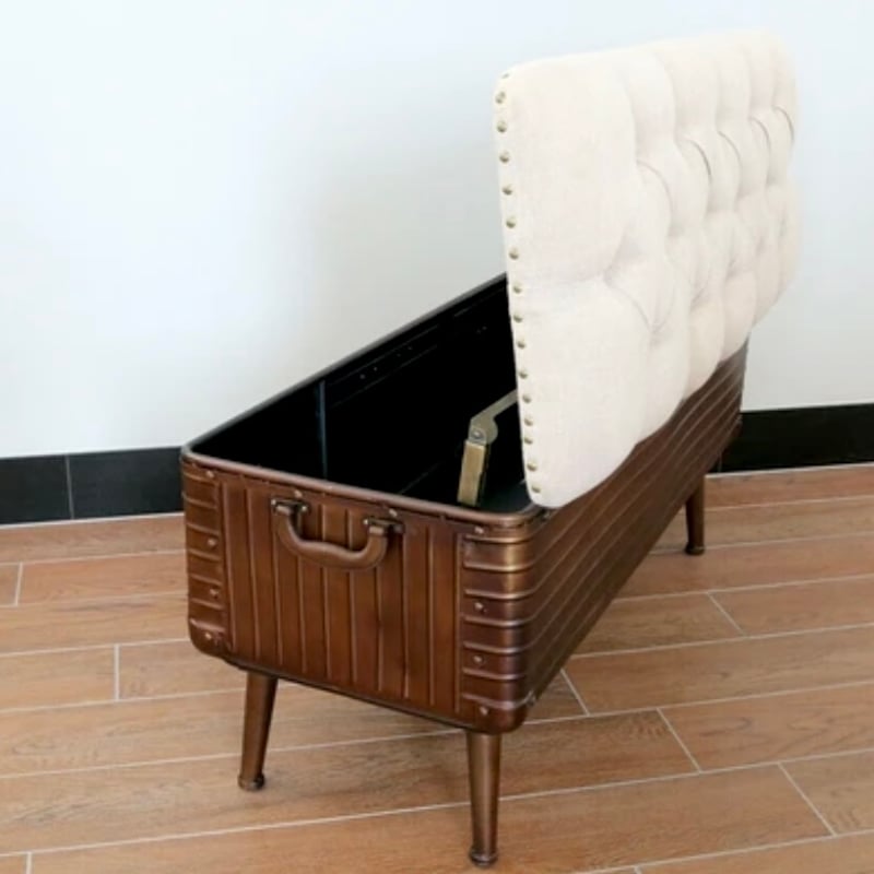 BENCH 1020 / アンティークな佇まいの収納ベンチ / トランクボックス