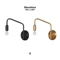 Barcelona-wall lamp S / 1灯 E17 25W / BRASS , BLACK / LED対応 ブラケット / モダン / ARTWORK STUDIO