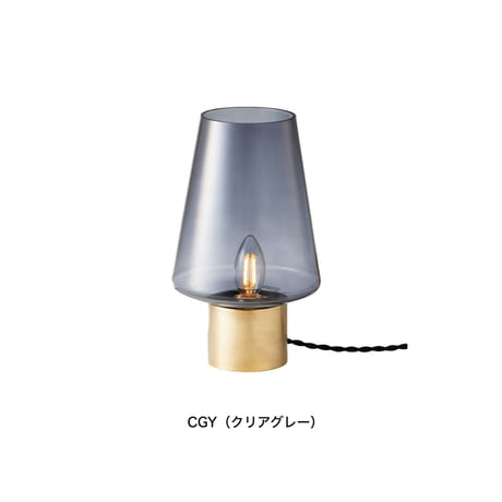 Edifice-desk lamp / Sサイズ / デスクライト 1灯 ガラス 真鍮 E17 40W タッチスイッチ LED対応 調光 間接照明 / ARTWORK STUDIO