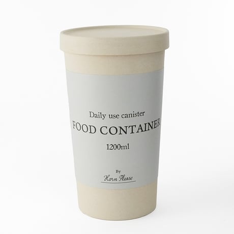 CANISTER 02 / セット / アイスクリームカップを連想させるエコなキャニスター / IVORY , GRAY