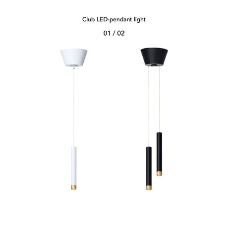 CLUB LED-PENDANT LIGHT / 1灯 2灯 / ペンダントライト / シンプルモダン