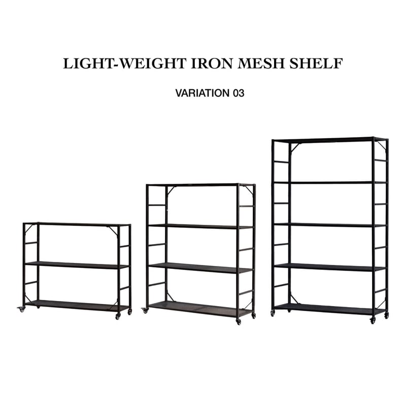 LIGHT-WEIGHT IRON MESH SHELF / ライトウェイトアイアン LIGHT-WEIGHT IRON MESH SHELF / ライトウェイトアイアン
