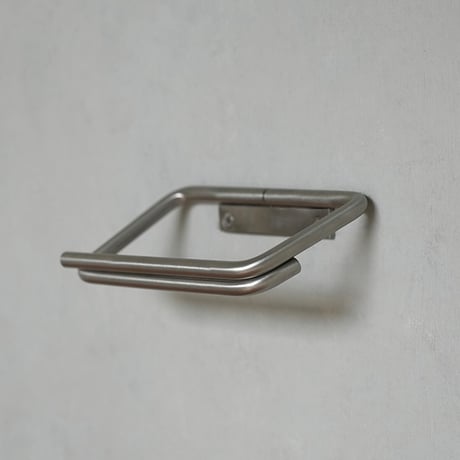 KT sus paper holder / 他にはない個性的なデザインの トイレットペーパーホルダー / シングル , ダブル