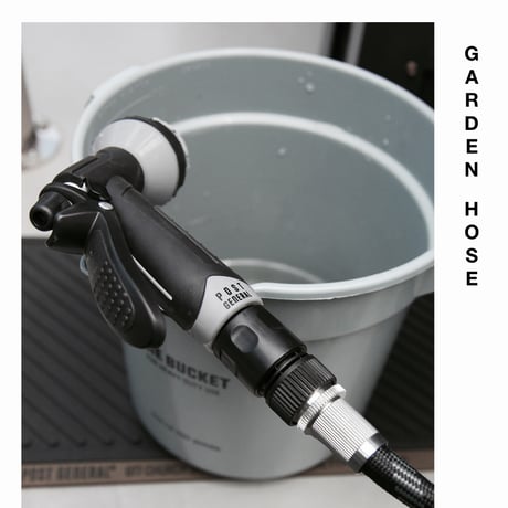 POST GENERAL / GARDEN HOSE 10FN / 10種類の水流切り替え可能 / 多機能散水ノズル付き ガーデンホース / 8m , 15m