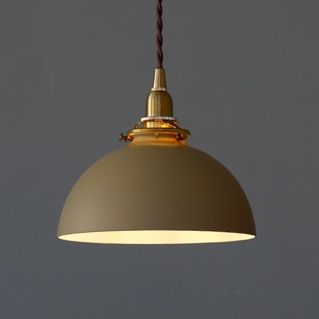 IRON SHADE / 丸いカタチが可愛いドーム型シェードのペンダントライト / E17 BRASS PENDANT / 60cm ,100cm