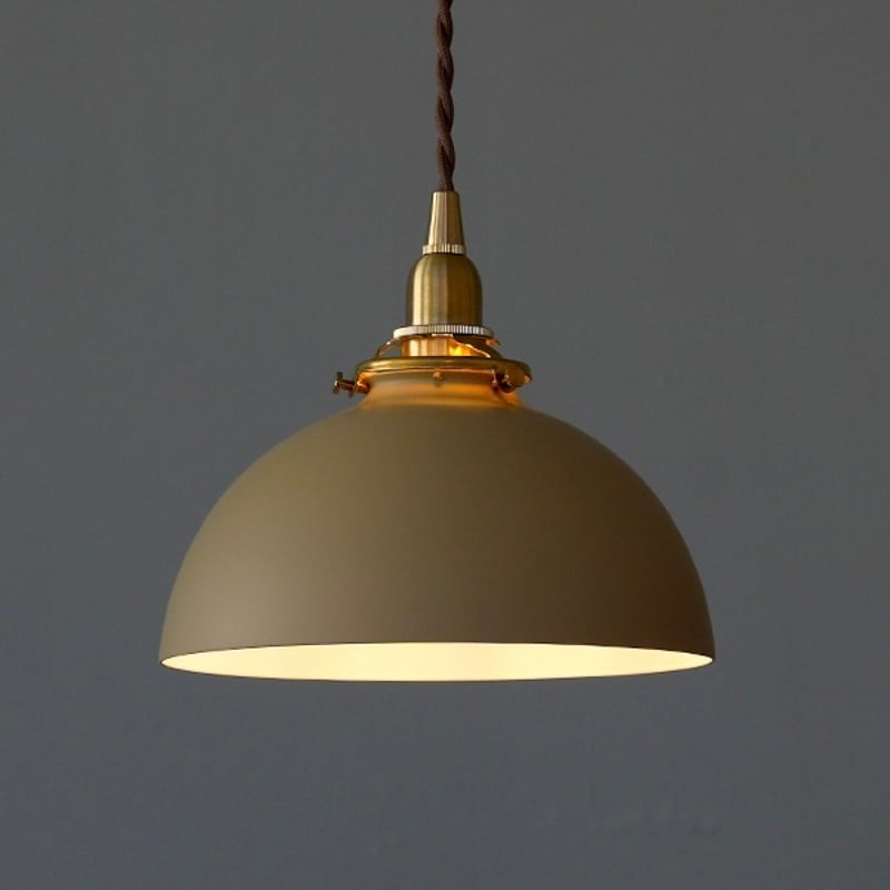 IRON SHADE / 丸いカタチが可愛いドーム型シェードのペンダントライト