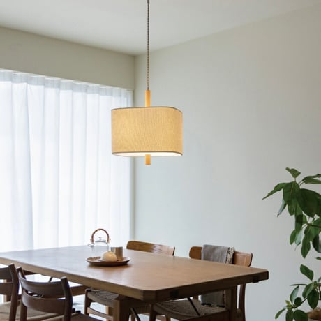 Somnoler pendant light / 角丸のゆるやかなスクエアフォルムでリラックスした雰囲気をつくる2灯ペンダントライト / E26 LED電球 / アッシュ材
