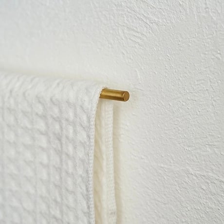 VOL towel holder / BRASS / ナチュラルでクラシカルなハイセンスタオルバー / シングルタイプ , ロングタイプ