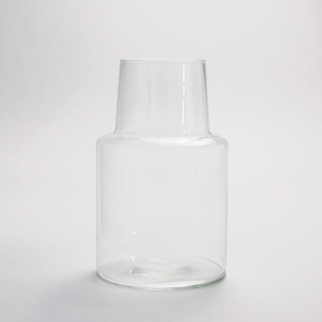 REUSE GLASS BASE ロケート / 口が広くて活けやすいフラワーベース / Lサイズ / H23cm  / フラワーベース   / Horn please made