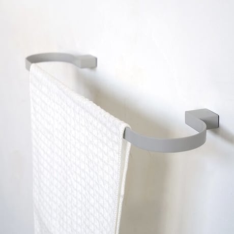 Curve / アイアンタオルハンガー  / Mサイズ , Lサイズ / 約w455×d100×h15mm / GRAY , BLACK / ハウスパーツ / IRON TOWEL HANGER