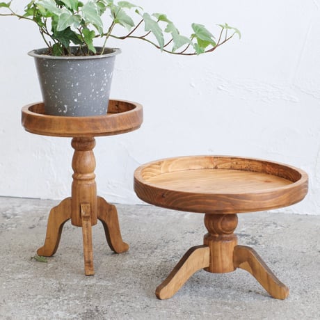 PINE WOOD TRAY STAND / LOW , HIGH / パイン材 ポットスタンド