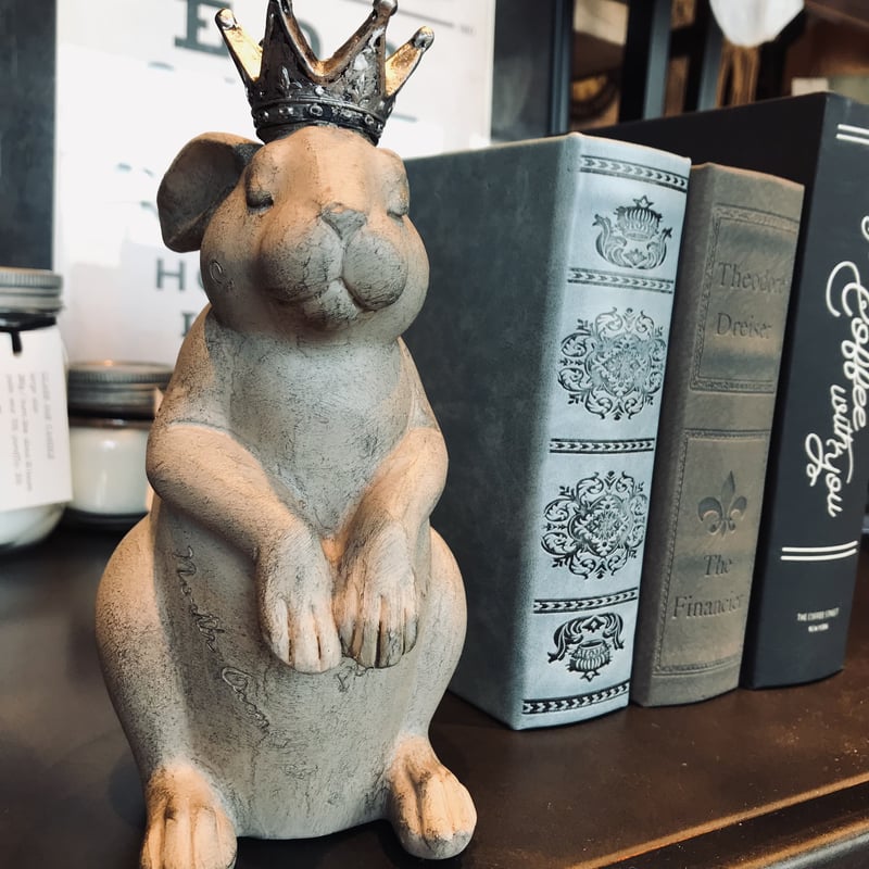 BOOK END / CROWN RABBIT / アートワーク ブックエンド / 本立て