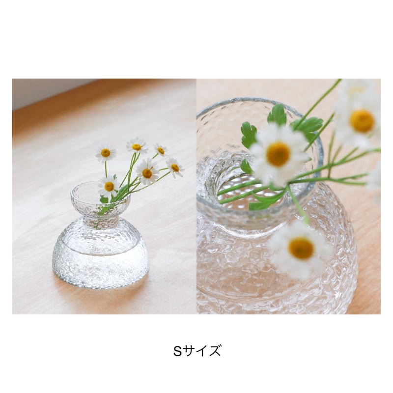GRASS STAND TRAY 'N' VASE / フラワーベースとしても使えるガラス製の