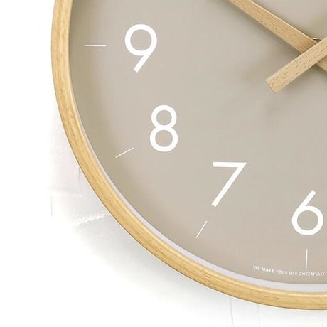 WOOD WALL CLOCK / CAMPAS / Lサイズ / 掛け時計 / ナチュラルスタイリング 北欧インテリア
