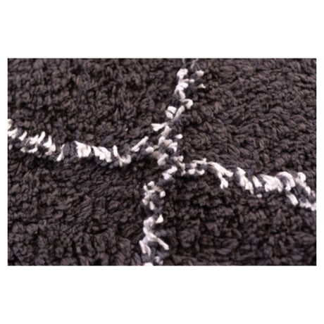 WINDOW PANE RUG MAT / 185×185cm / ラグマット / シンプル / IVORY , GRAY