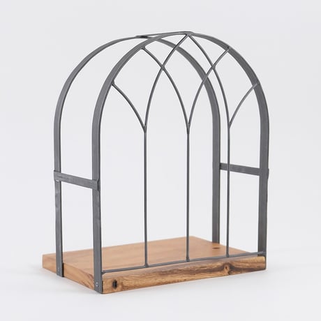 IRON × WOOD WINDOW FRAME SHELF / クラシックやヴィンテージな魅力がある飾り棚