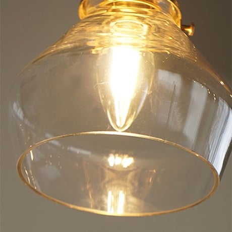GRASS × BRASS PENDANT LIGHT /  E26用 /  LED電球可能 / ポワーペンダント / 真鍮灯具 E26用 BR60cm シーリングカバー付