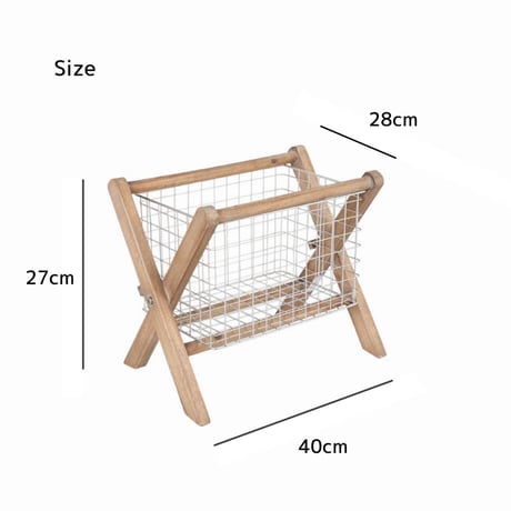 DULTON (ダルトン) マガジンラック / スリッパラック / ソファーサイドリモコンラック / ファーウッド MAGAZINE RACK FIR WOOD