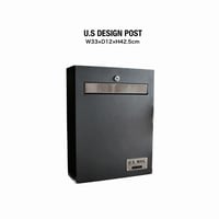 U.S DESIGN MAIL BOX  / BLACK / 郵便ポスト / POST