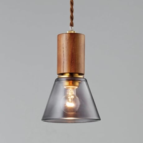 Mysa PENDANT LIGHT / 清潔感あふれるクリアと透明感が際立つスモーキーなグレーの上品なペンダント照明 / clear , gray
