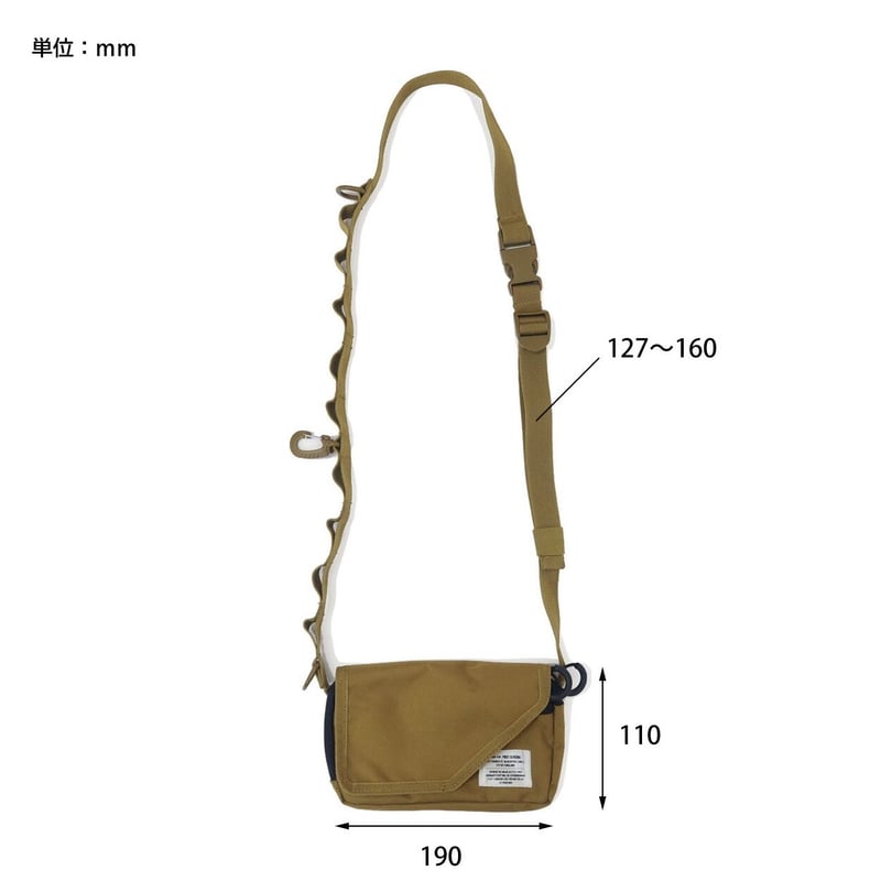 Wallet shoulder bag ポーチ付き／ゴールド金具 【公式通販】