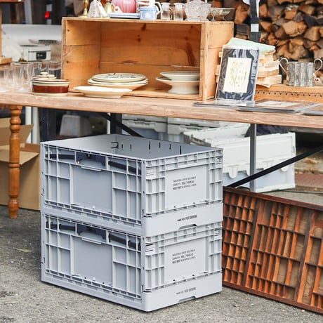 INDUSTRIAL FOLDABLE CRATE 04 / 4 BOXセット / インダストリアル フォルダブルクレート