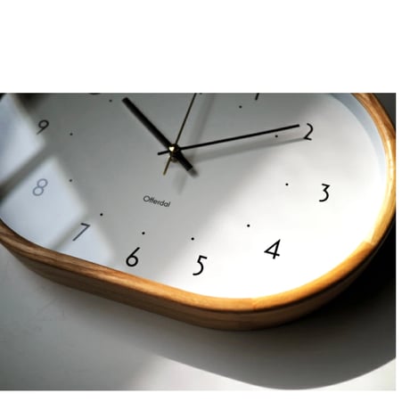 Mutka wall clock / 人気の北欧テイストやナチュラルスタイルのコーディネートに合わせやすいデザイン / 掛け時計 時計 壁時計 / ウォールクロック 北欧 / リビングダイニング