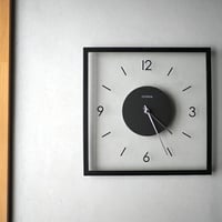 Laturi wall clock / 文字盤を透明なガラスにしたスケルトンなルックスがおしゃれな掛け時計 / 北欧 シンプル モダン / 掛け時計