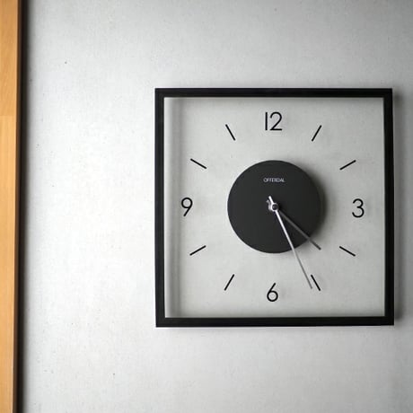 Laturi wall clock / 文字盤を透明なガラスにしたスケルトンなルックスがおしゃれな掛け時計 / 北欧 シンプル モダン / 掛け時計