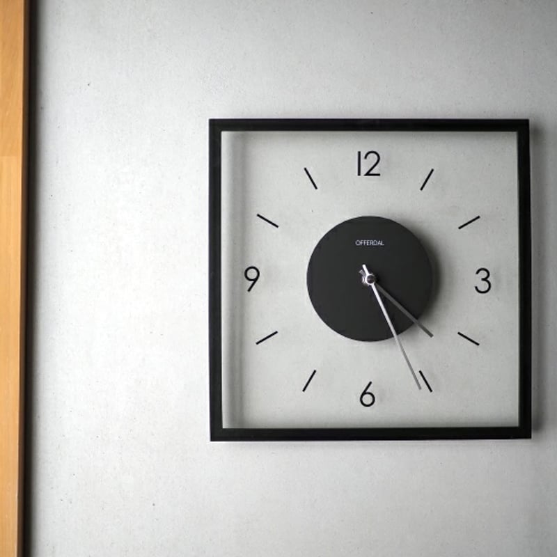 ミラースケルトン ウォールクロック 掛時計