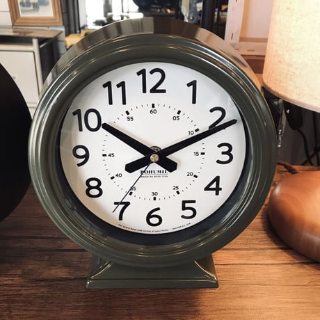 BOHUMIL CLOCK /  置時計 掛け時計 / KH , BK / ウォールクロック / スイープムーブメント / スタンド取り外し可能 DULTON