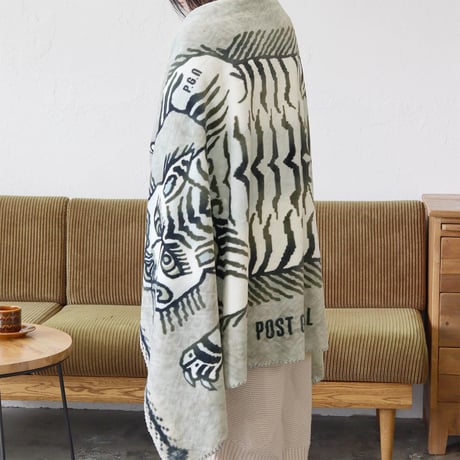 柔らかく手触りの良いフリースブランケット / FLANNEL FLEECE BLANKET / ソファ ブランケット / CAMP OUT DOOR / フリース素材 / POST GENERAL