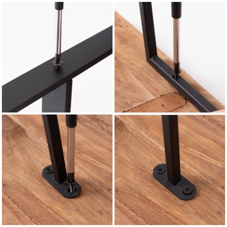 CONSOLE TABLE / 古材天板とスタイリッシュなアイアンレッグのコンソールテーブル