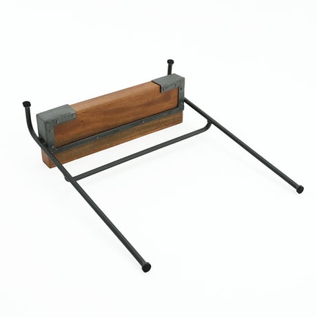 Mahogany wood × Iron Tray hanger / お好みの場所で便利に使えるラダートレイハンガー