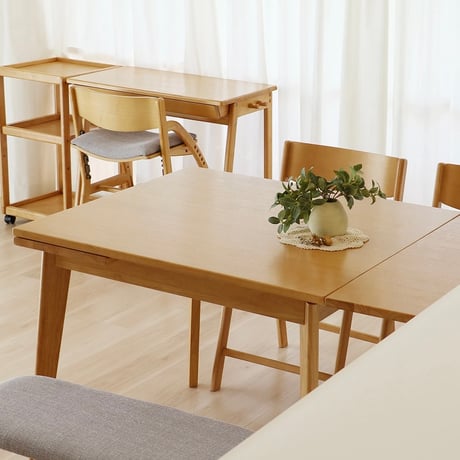 Extension Dining Table 900-1500 / 3段階に拡張できる伸長式ダイニングテーブル / 天然木