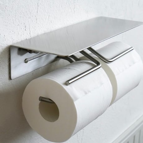 STAINLESS toilet "PAPER HOLDER / PUT スタイリッシュハウスパーツシリーズ / ダブルペーパーホルダー