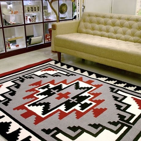 ART WORK STUDIO / NATIVE RUG ▷Hills / ラグ / リビングラグ / オールシーズン / ネイティブ柄 / size L 2000×1400×10mm