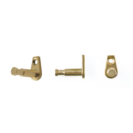 AXCIS ブラス スピンドルフック / brass 真鍮 / スピンドル型 玄関フック リビング収納 トレイ収納