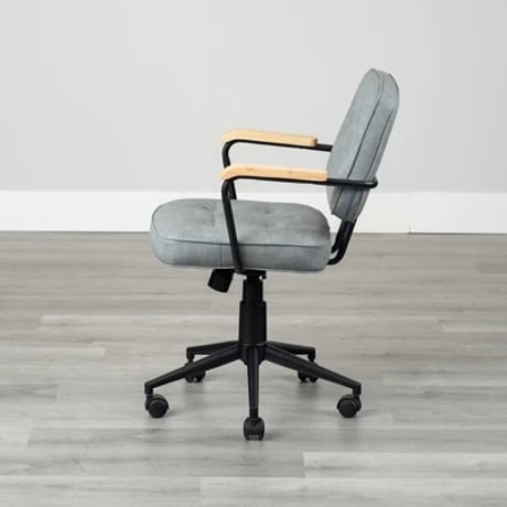 DESK CHAIR / カジュアルでありながらも知的なエッセンスのオフィスチェア  / GRAY , BROWN ,  BLACK / デスクチェア