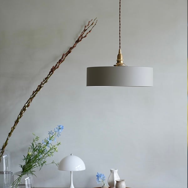 アイアンペンダントシェードと3点留めタイプ・シーリングカバー付の灯具+LED電球 Yen PENDANT LIGHT /ダイニングペンダント / アイアンシェード イエン +